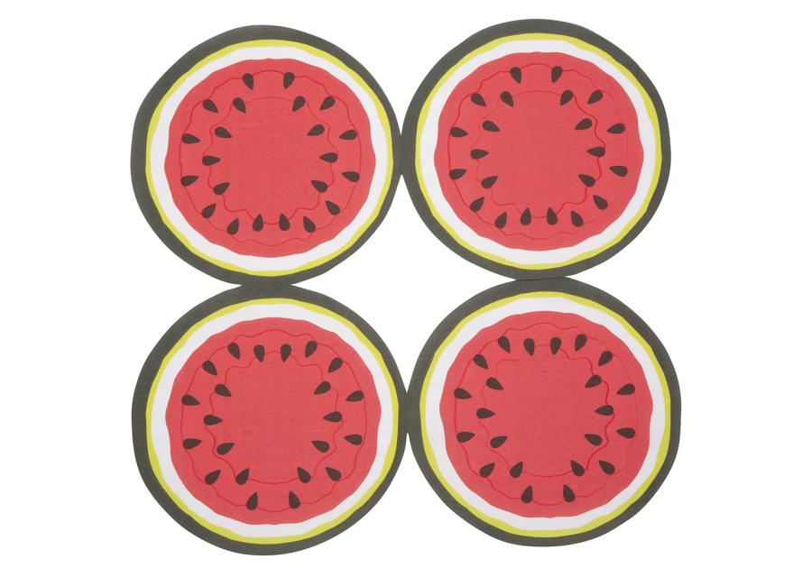 Zdjęcie: Komplet serwetek papierowych Tropicana średnica 32 cm dekoracja arbuz ALTOM DESIGN
