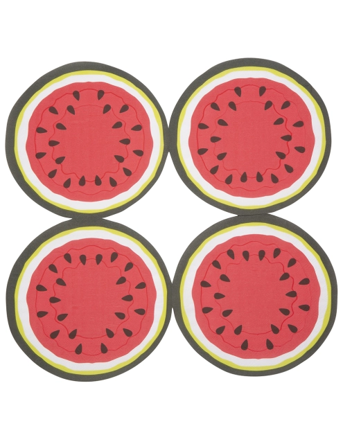Zdjęcie: Komplet serwetek papierowych Tropicana średnica 32 cm dekoracja arbuz ALTOM DESIGN
