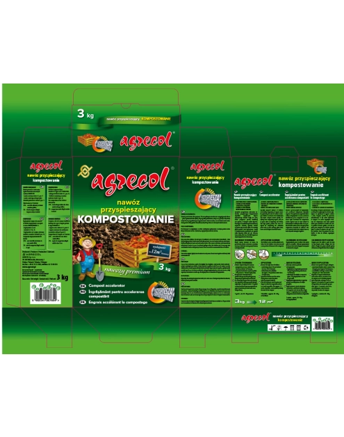 Zdjęcie: Nawóz przyspieszający kompostowanie 3 kg AGRECOL