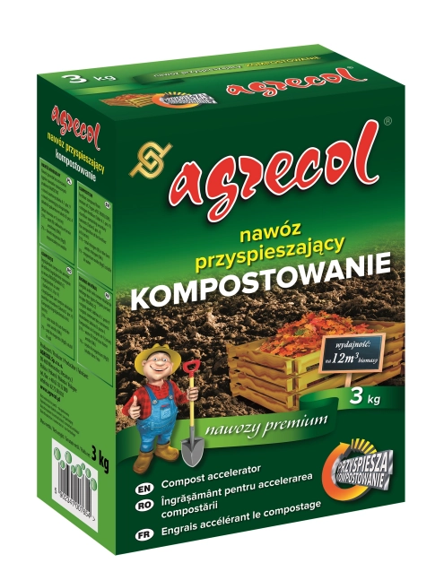 Zdjęcie: Nawóz przyspieszający kompostowanie 3 kg AGRECOL