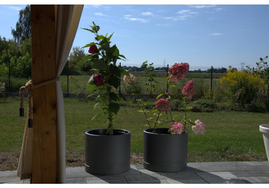 Zdjęcie: Donica Koma walec 430, antracyt LAMELA