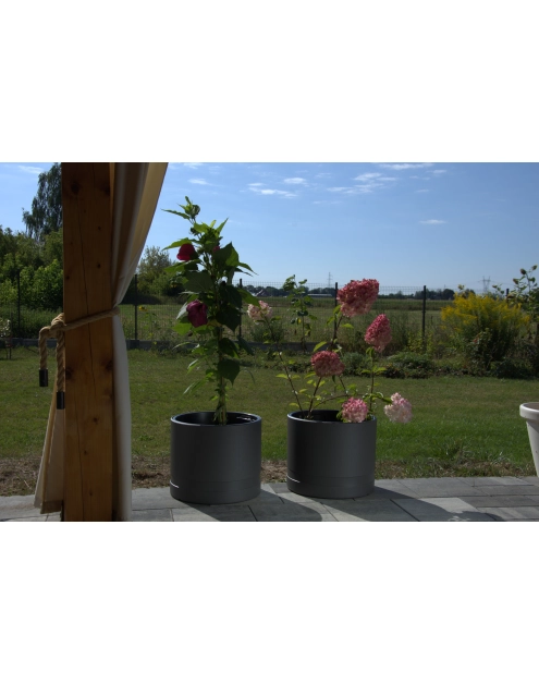 Zdjęcie: Donica Koma walec 430, antracyt LAMELA