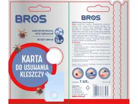 Karta do usuwania kleszczy BROS