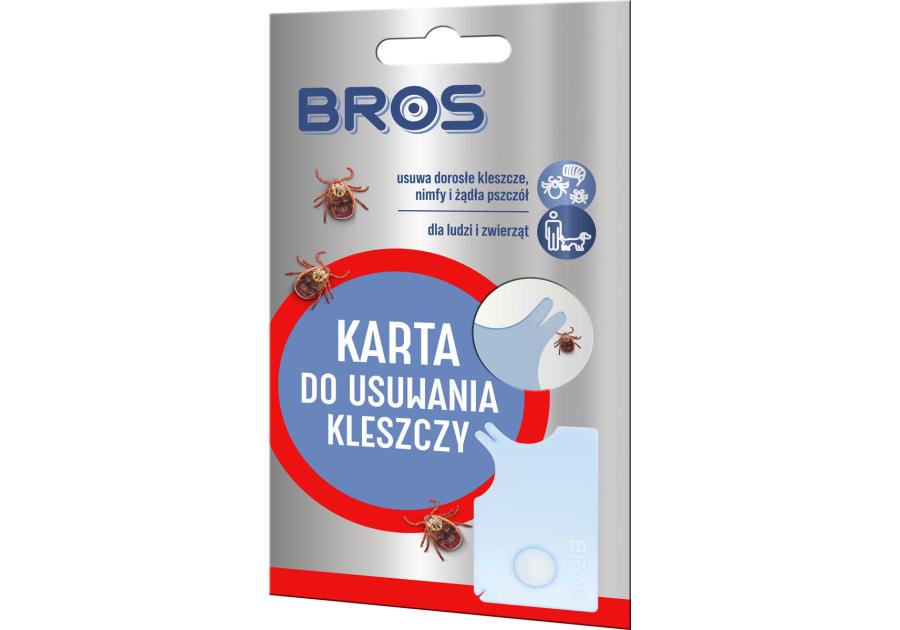 Zdjęcie: Karta do usuwania kleszczy BROS