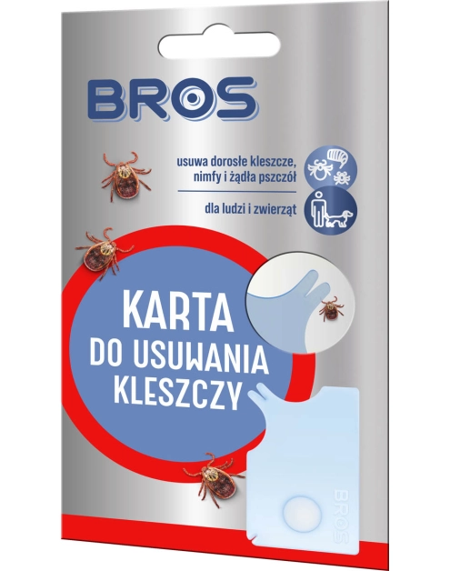 Zdjęcie: Karta do usuwania kleszczy BROS