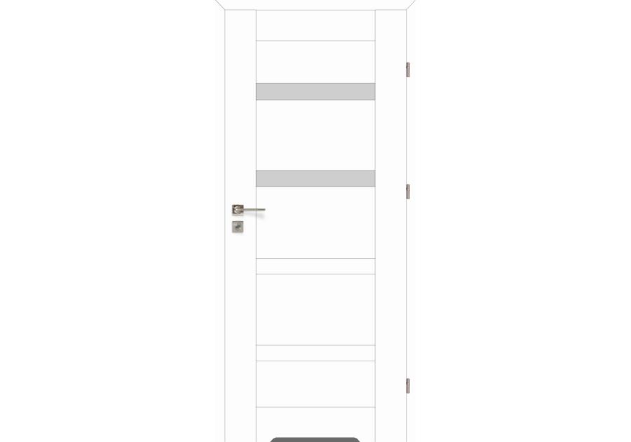 Zdjęcie: Drzwi wewnętrzne FF Prix 30, 70 cm prawe białe VOSTER