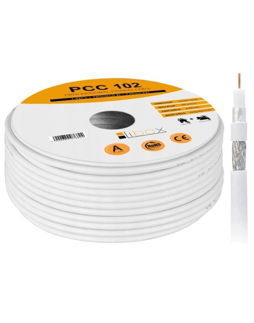 Zdjęcie: Kabel koncentryczny DG 100 TRISHIELD/PCC102 rolka 100 m LIBOX