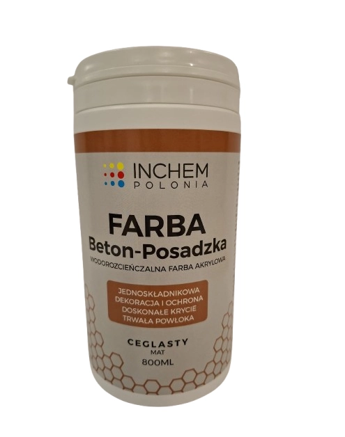 Zdjęcie: Farba Beton-Posadzka ceglasty 800 ml INCHEM POLONIA
