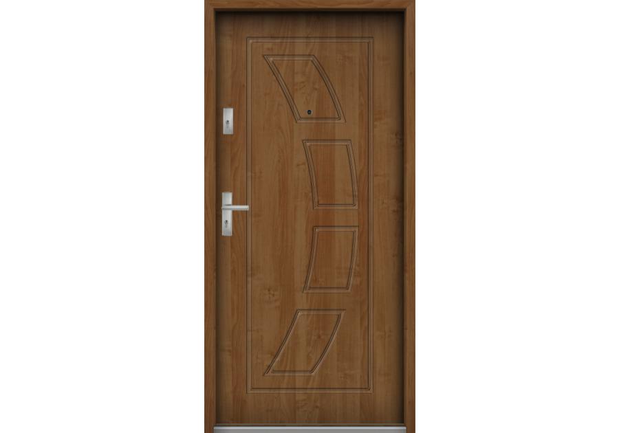 Zdjęcie: Drzwi wejściowe do mieszkań Bastion T-17 Olcha 80 cm (NW) prawe ODR KR CENTER