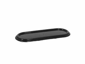 Zniczówka owalna 440 mm czarny LAMELA