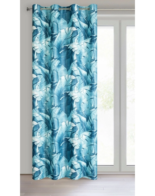 Zdjęcie: Zasłona gotowa Lizbona 140x250 cm niebieski EUROFIRANY