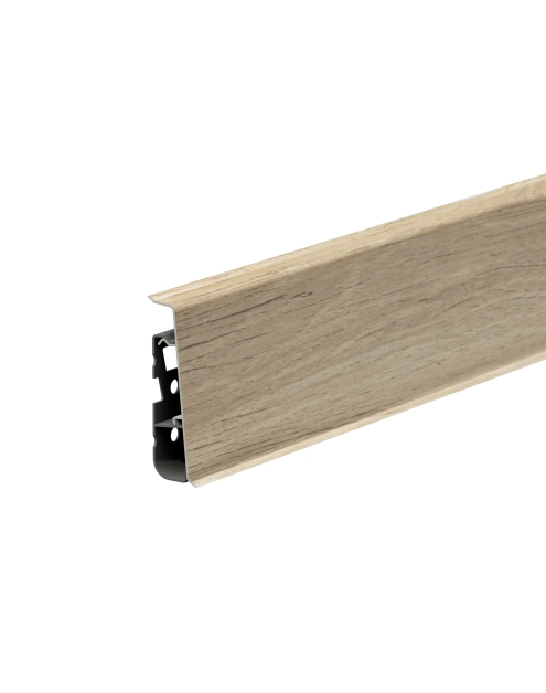 Zdjęcie: Listwa przypodłogowa PVC Hi Line Prestige 2,2x7,5 cm 2,50 m Rocky/Kanada Mat CEZAR