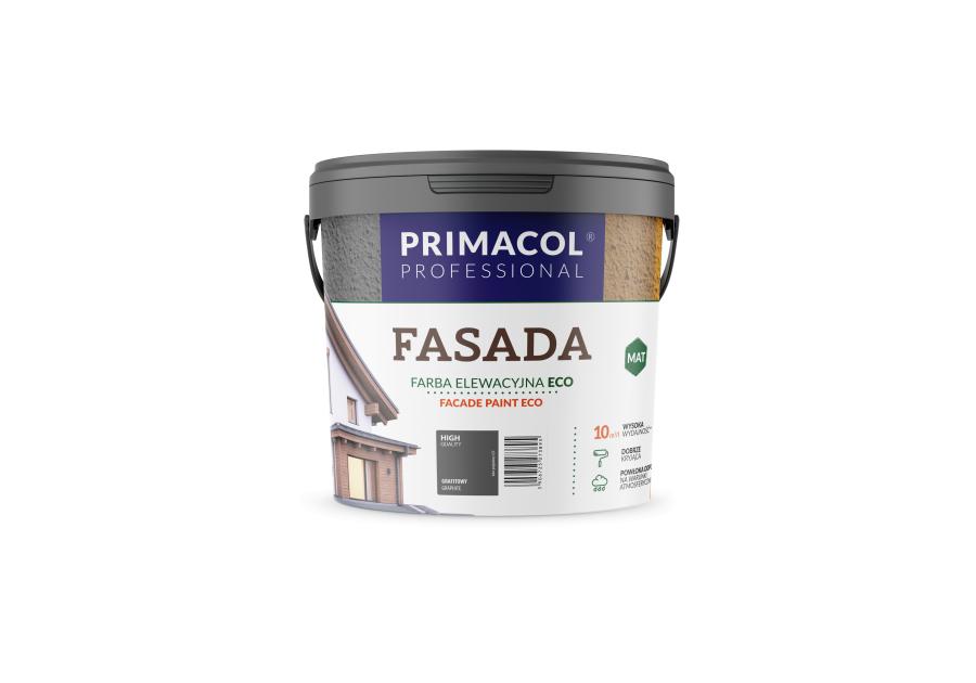 Zdjęcie: Farba Fasada Eco grafitowy 4,5 L PRIMACOL