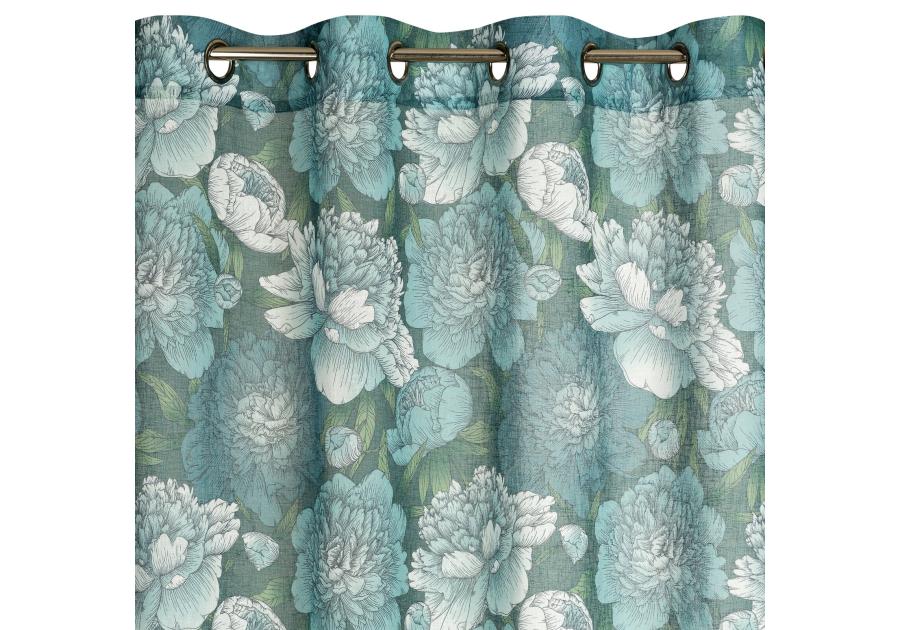 Zdjęcie: Zasłona gotowa Aster 140x250 cm zielony EUROFIRANY