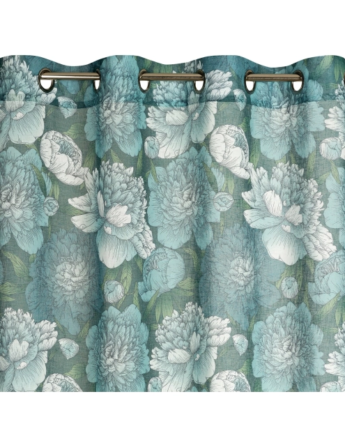 Zdjęcie: Zasłona gotowa Aster 140x250 cm zielony EUROFIRANY