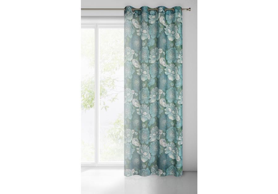 Zdjęcie: Zasłona gotowa Aster 140x250 cm zielony EUROFIRANY