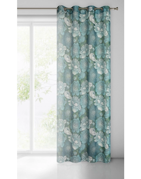 Zdjęcie: Zasłona gotowa Aster 140x250 cm zielony EUROFIRANY
