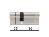 Zdjęcie: Wkładka Y2100 35/50 satyna YALE