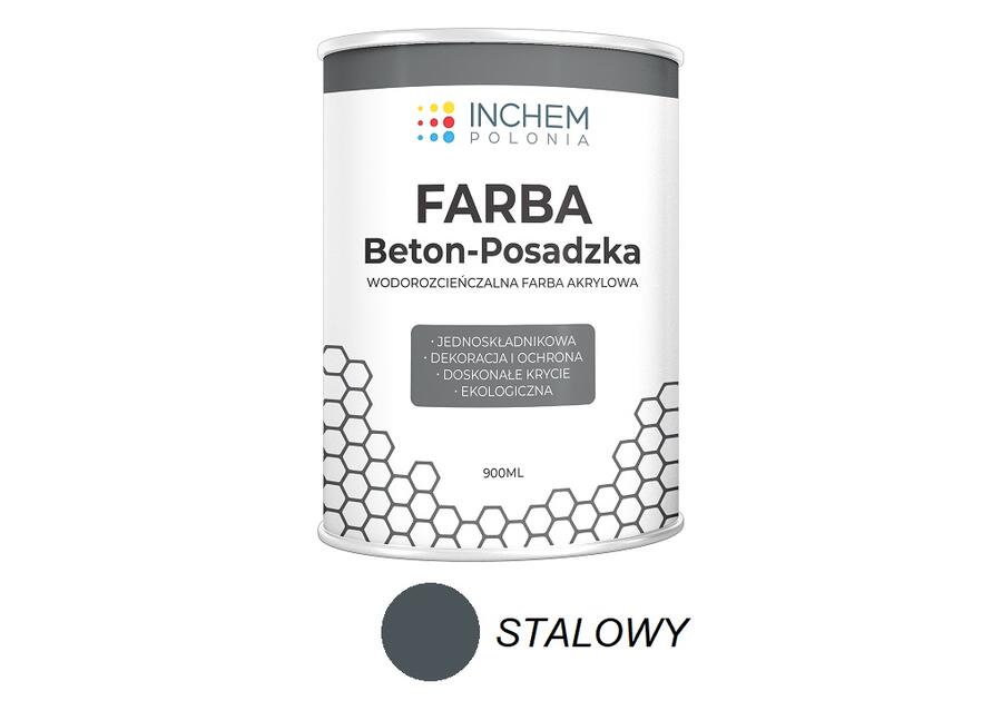 Zdjęcie: Farba Beton-Posadzka Stalowy 900 ml INCHEM POLONIA