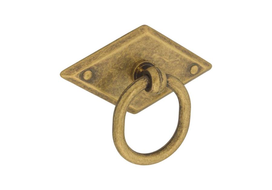 Zdjęcie: Kołatka meblowa KT01 05 patyna, mosiężna METRO