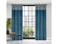 Zdjęcie: Zasłona gotowa Elen 140x250 cm niebieski EUROFIRANY