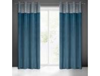 Zdjęcie: Zasłona gotowa Elen 140x250 cm niebieski EUROFIRANY