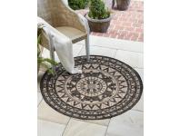 Zdjęcie: Dywan koło 120 cm Panama 8481 aztec INDAVO