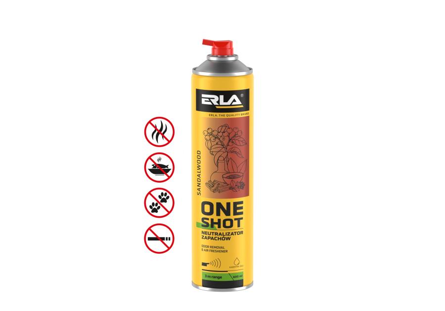 Zdjęcie: Odświeżacz powietrza One Shot Sandalwood 600 ml ERLA