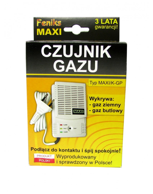 Zdjęcie: Detektor gazu Maxi K-GP propan, propan-butan FENIKS