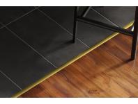 Zdjęcie: Profil progowy owalny klejony aluminium laminat 30 mm 0,9 m dąb CEZAR