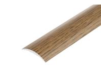 Zdjęcie: Profil progowy owalny klejony aluminium laminat 30 mm 0,9 m dąb CEZAR