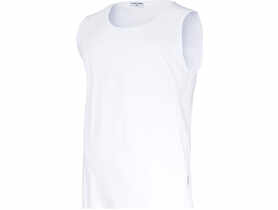 Koszulka bez rękawów 160g/m2, biała, M, CE, LAHTI PRO