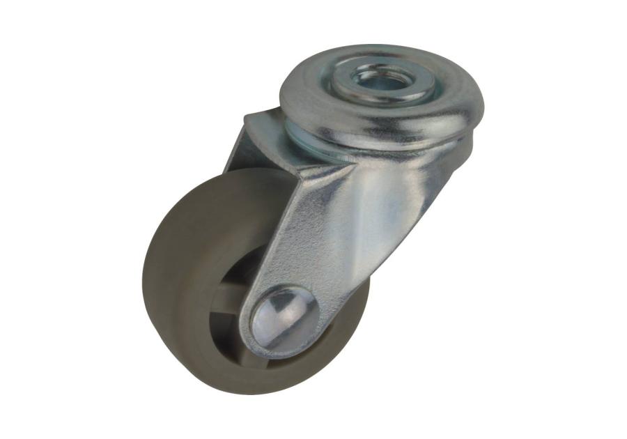 Zdjęcie: Zestaw z kołem gumowym 32 mm, 20 kg otwór mocujący METRO