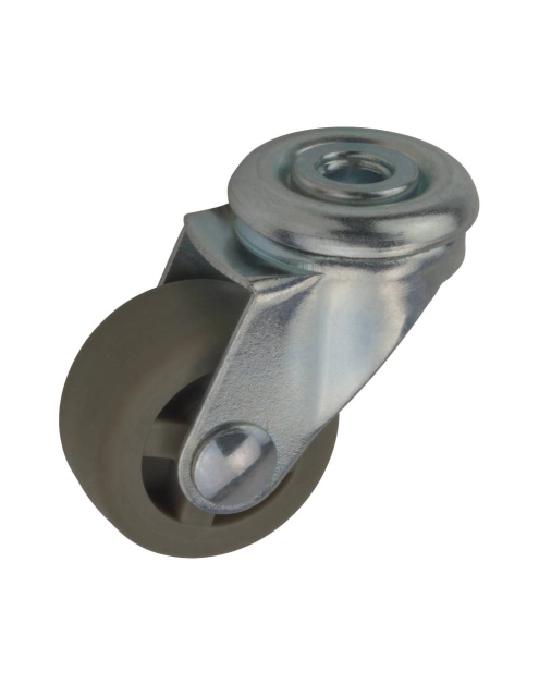 Zdjęcie: Zestaw z kołem gumowym 32 mm, 20 kg otwór mocujący METRO