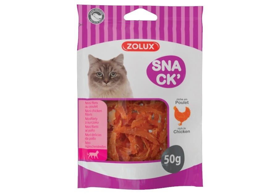Zdjęcie: Przysmak dla kota mini filety z kurczaka 50 g ZOLUX
