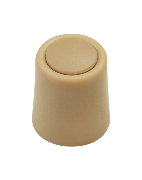 Zdjęcie: Odbojnik drzwiowy 27x30 mm z maskownicą beżowy METRO