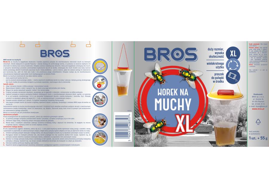 Zdjęcie: Worek na muchy XL BROS