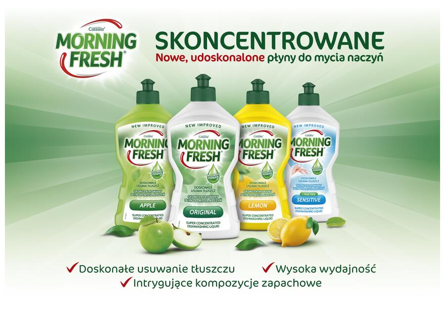 Zdjęcie: Płyn do mycia naczyń Lemon 0,45 L MORNING FRESH