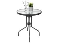 Zdjęcie: Stolik ogrodowy okrągły czarny Zenith AMR IMPEX