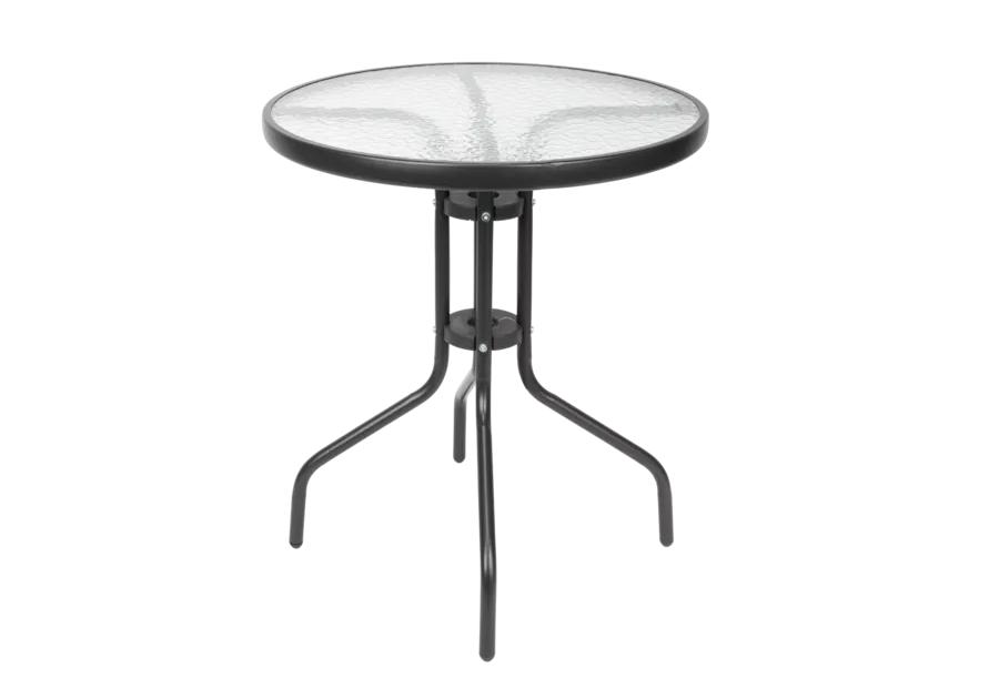 Zdjęcie: Stolik ogrodowy okrągły czarny Zenith AMR IMPEX