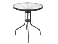 Zdjęcie: Stolik ogrodowy okrągły czarny Zenith AMR IMPEX