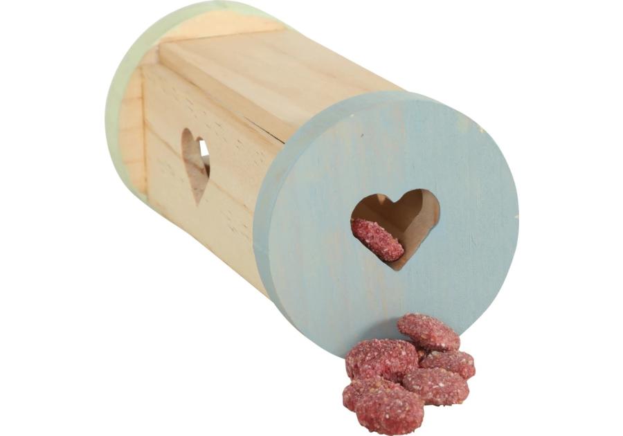 Zdjęcie: Zabawka na przysmaki dla królika kawii drewniana rolka 6x6x12 cm ZOLUX