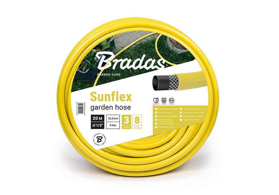 Zdjęcie: Wąż ogrodowy Sunflex 1/2" - 20 m BRADAS