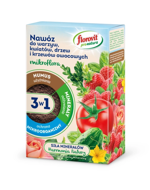 Zdjęcie: Nawóz do warzyw, kwiatów, drzew i krzewów owocowych 1 kg FLOROVIT