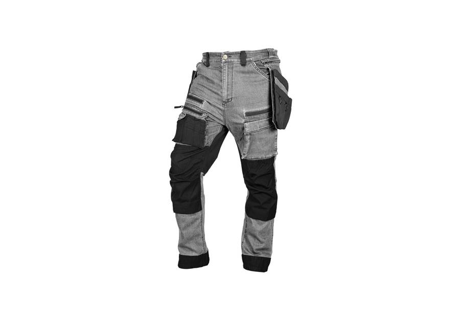 Zdjęcie: Spodnie robocze Denim, wzmocnienia Cordura, odpinane kieszenie kaburowe, rozmiar L NEO TOOLS