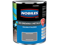 Zdjęcie: Emalia ftalowa półpołysk szary Ftalonal 0,7 L NOBILES