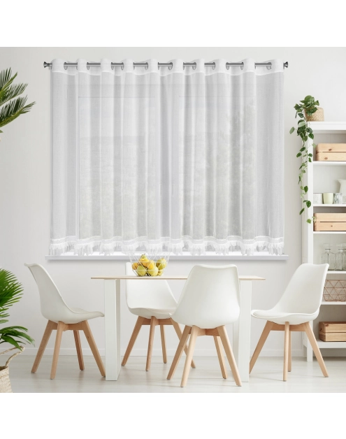 Zdjęcie: Firana gotowa Kiara 350 x 150 cm biały EUROFIRANY