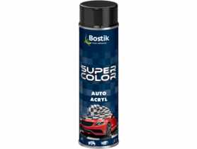 Lakier akrylowy motoryzacyjny Super Color Auto Acryl czarny połysk 500 ml BOSTIK