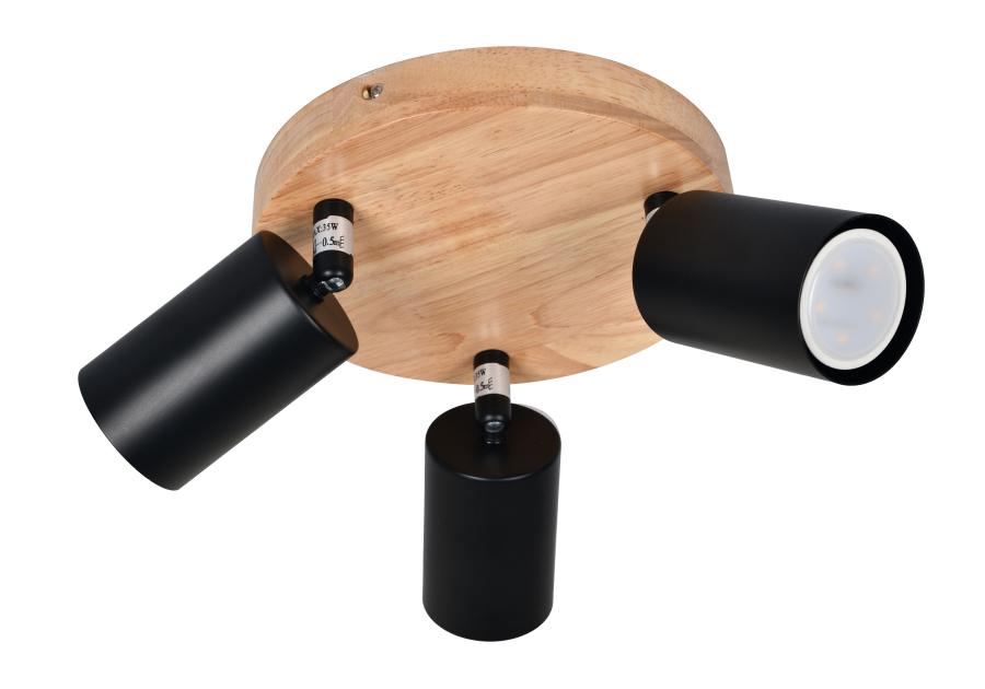 Zdjęcie: Spot Hoba 3 czarny drewno ADRILUX