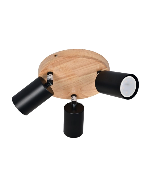 Zdjęcie: Spot Hoba 3 czarny drewno ADRILUX